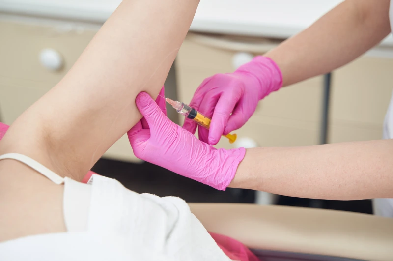 PCDC fat dissolving injections before and after